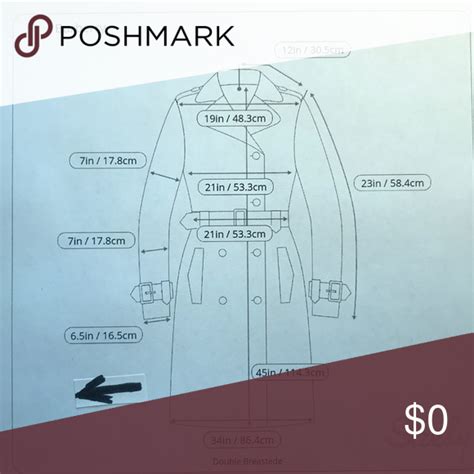 burberry single breasted coat|burberry trench coat measurement chart.